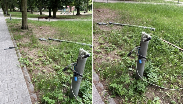 Sprawca zniszczeń w parku ustalony